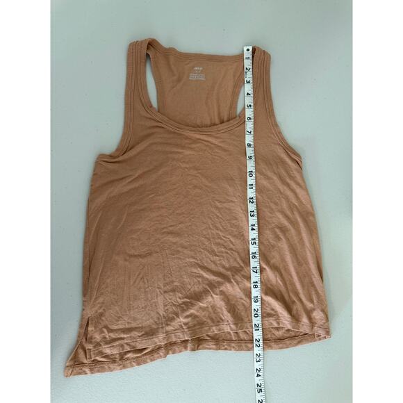 American Eagle Aerie Tan Brown Neutral Cozy Soft Tank Top Sleeveless Shirt Small - Picture 7 of 7